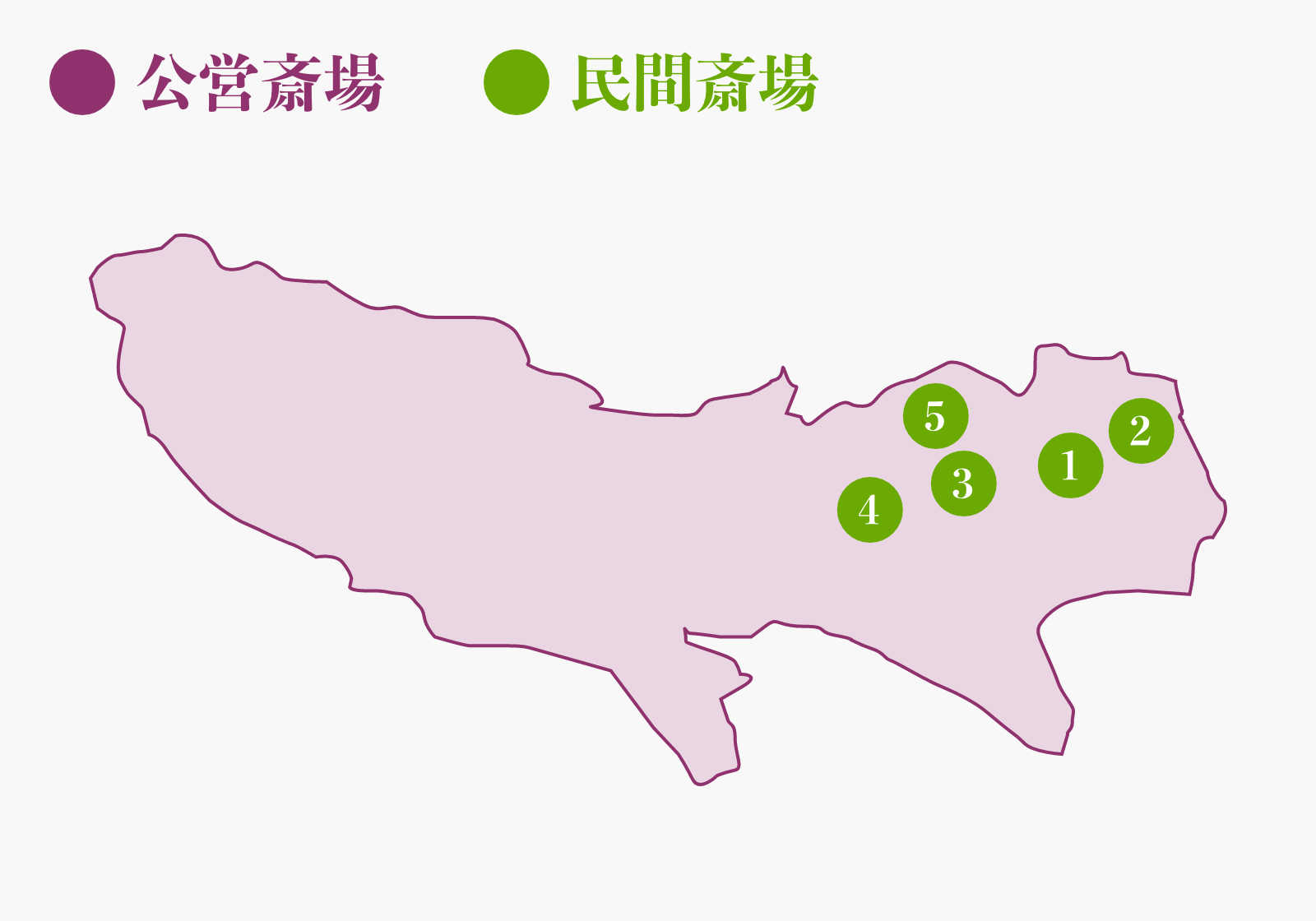 花セレモニーが提携している東京都の斎場一覧マップ